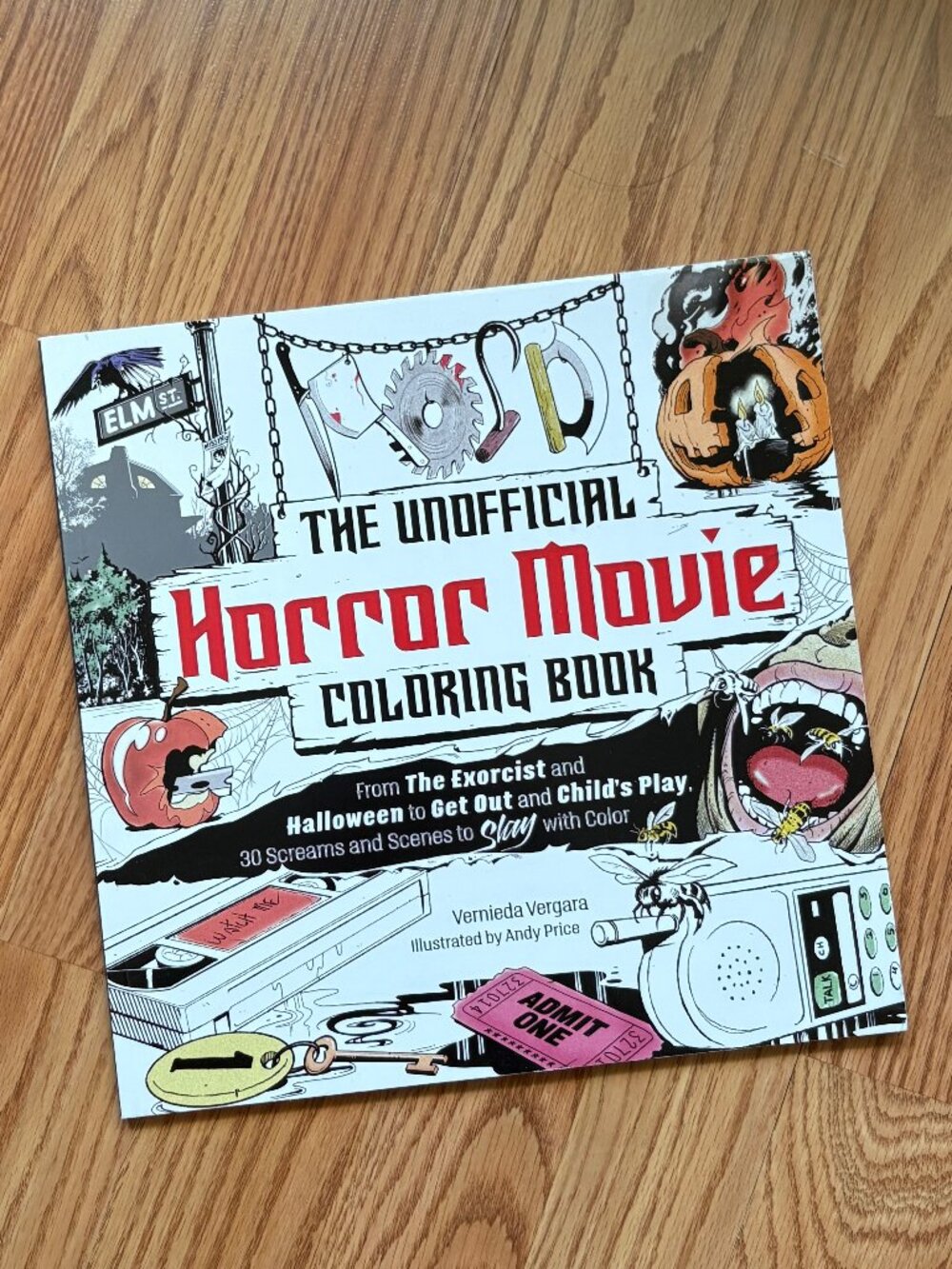 NEW "The Unofficial Horror Movie" Coloring Book